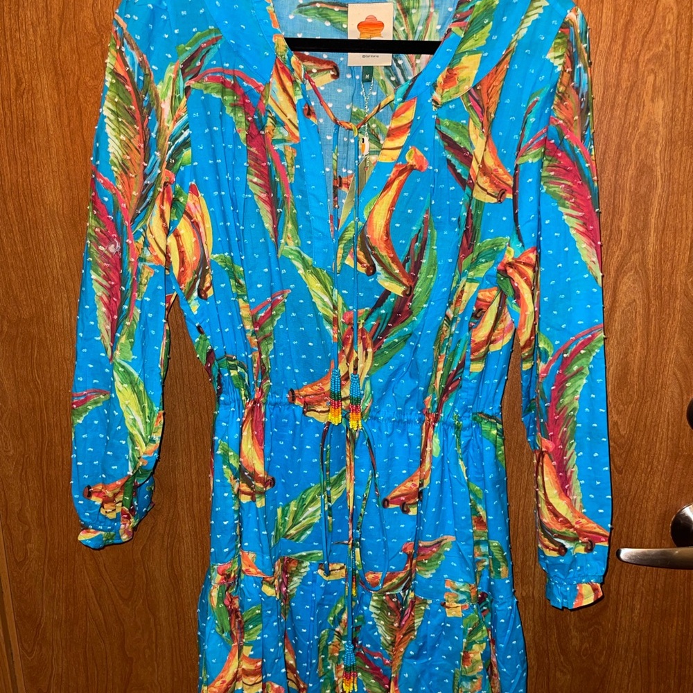 FARM RIO NWT BANANA SKY DRESS